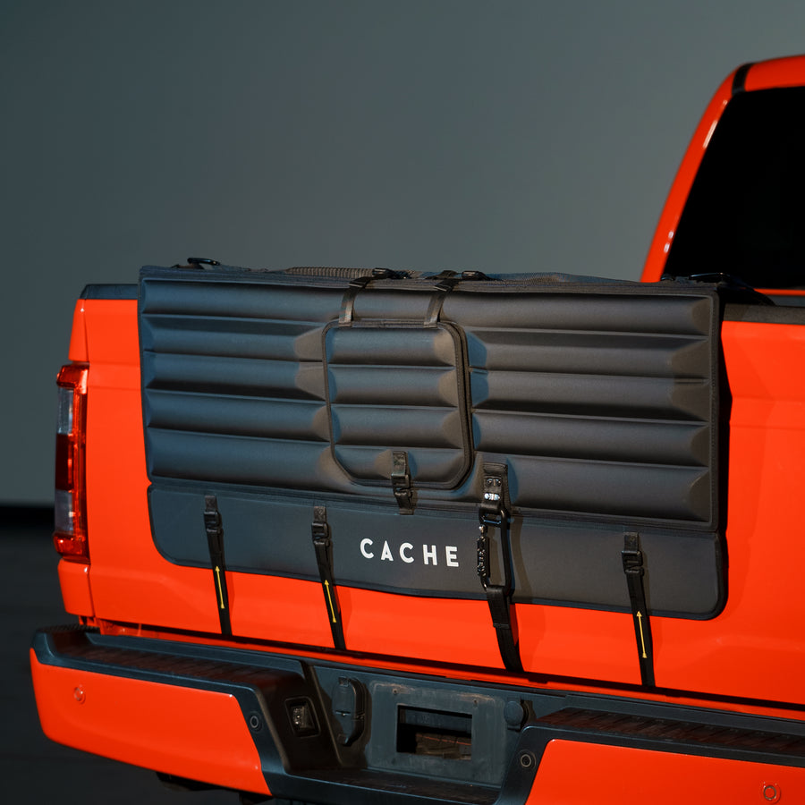 Left side shot of Cache Basecamp Pad on a F-150