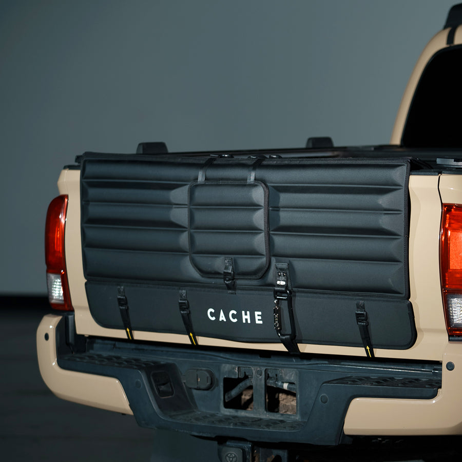 locking tailgate pad fitted on a Toyota Tacoma