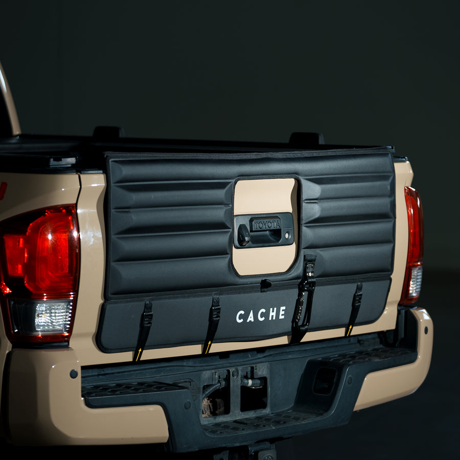 Durable tailgate pad fitted on a Toyota Tacoma