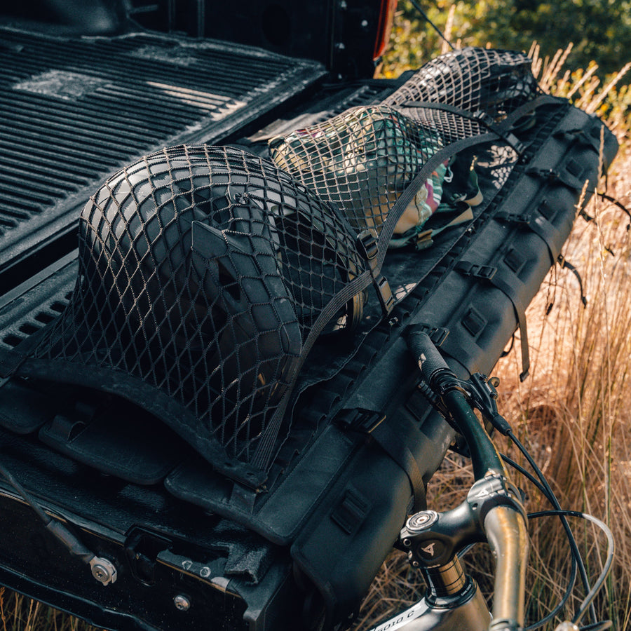 The Cargo Net mounted on Cache Basecamp pad