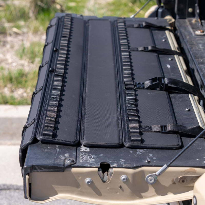Mid-sized Basecamp 3.0 tailgate open