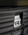 premium tailgate cover on chevy silverado close up left view