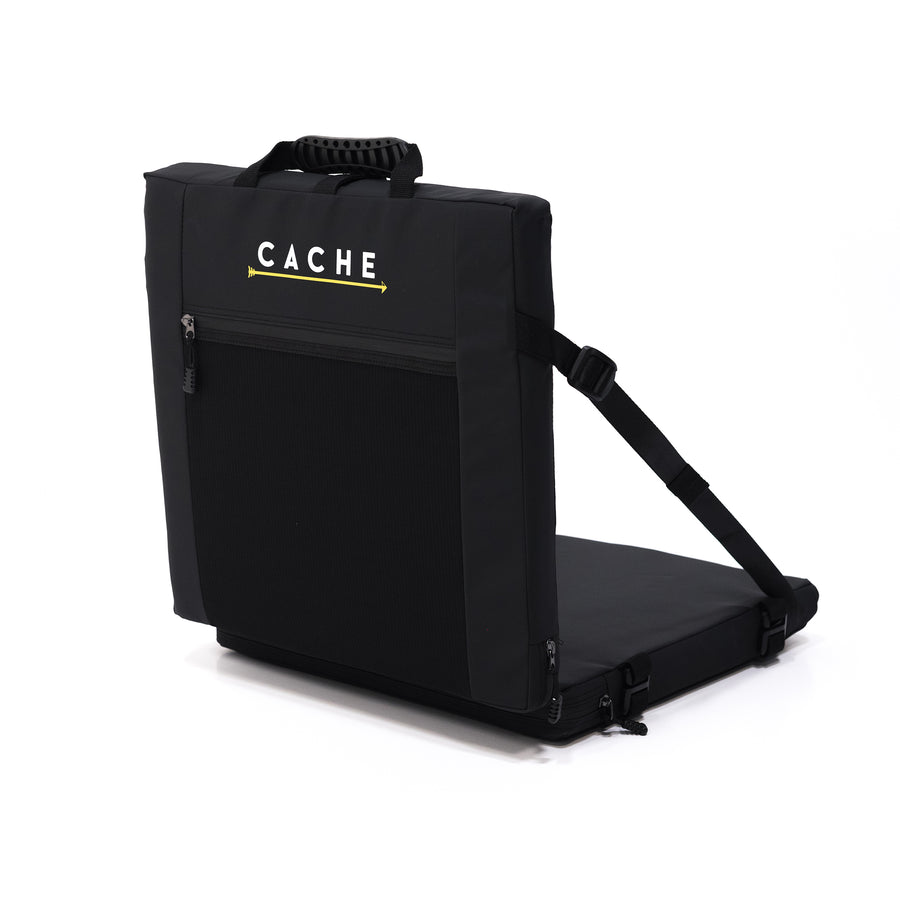 folding stadium seat for basecamp pad
